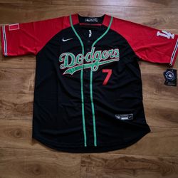 Heritage Mexico Dodgers Jersey Urias #7