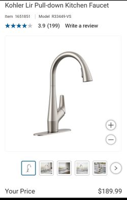 Kohler kitchen faucet