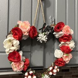 Valentine wreath