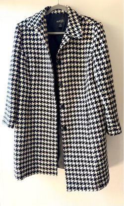 Style & Co. houndstooth peacoat