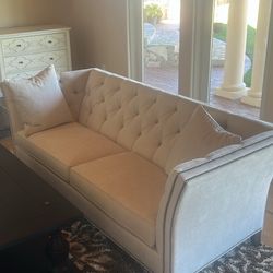 Ethan Allen Shelton 88 Inch Couch Sofa
