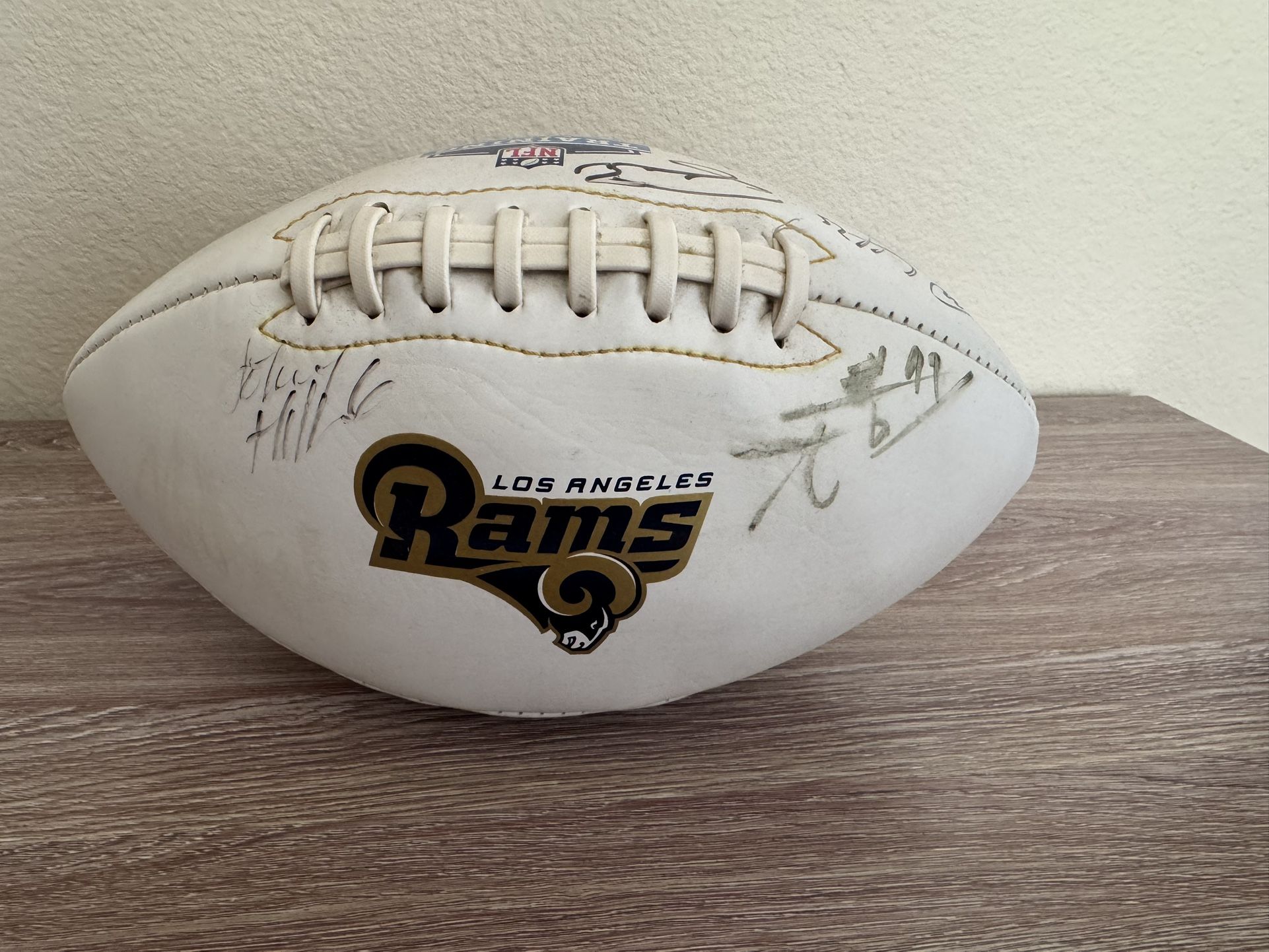 Rams Autographed Football - Aaron Donald And More