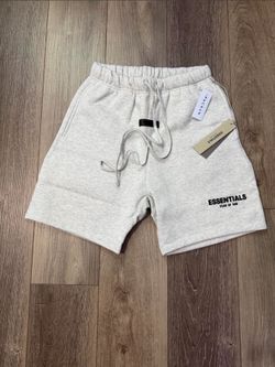 light grey essential shorts