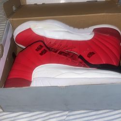 Jordan 12 Red And White 