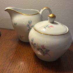 Vintage German Cream and Sugar Cups 