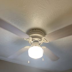 42” inch ceiling fan with light
