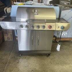 Bbq Grill Gas Propane 6 Burner With Side Burner 