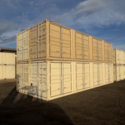 40 FOOT NEW 1-TRIP HC MULTI DOOR CONTAINER STD SHED,STORAGE,SHIPPING,CONEX,PORTABLE STORAGE