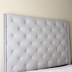 Queen Headboard + Boxspring