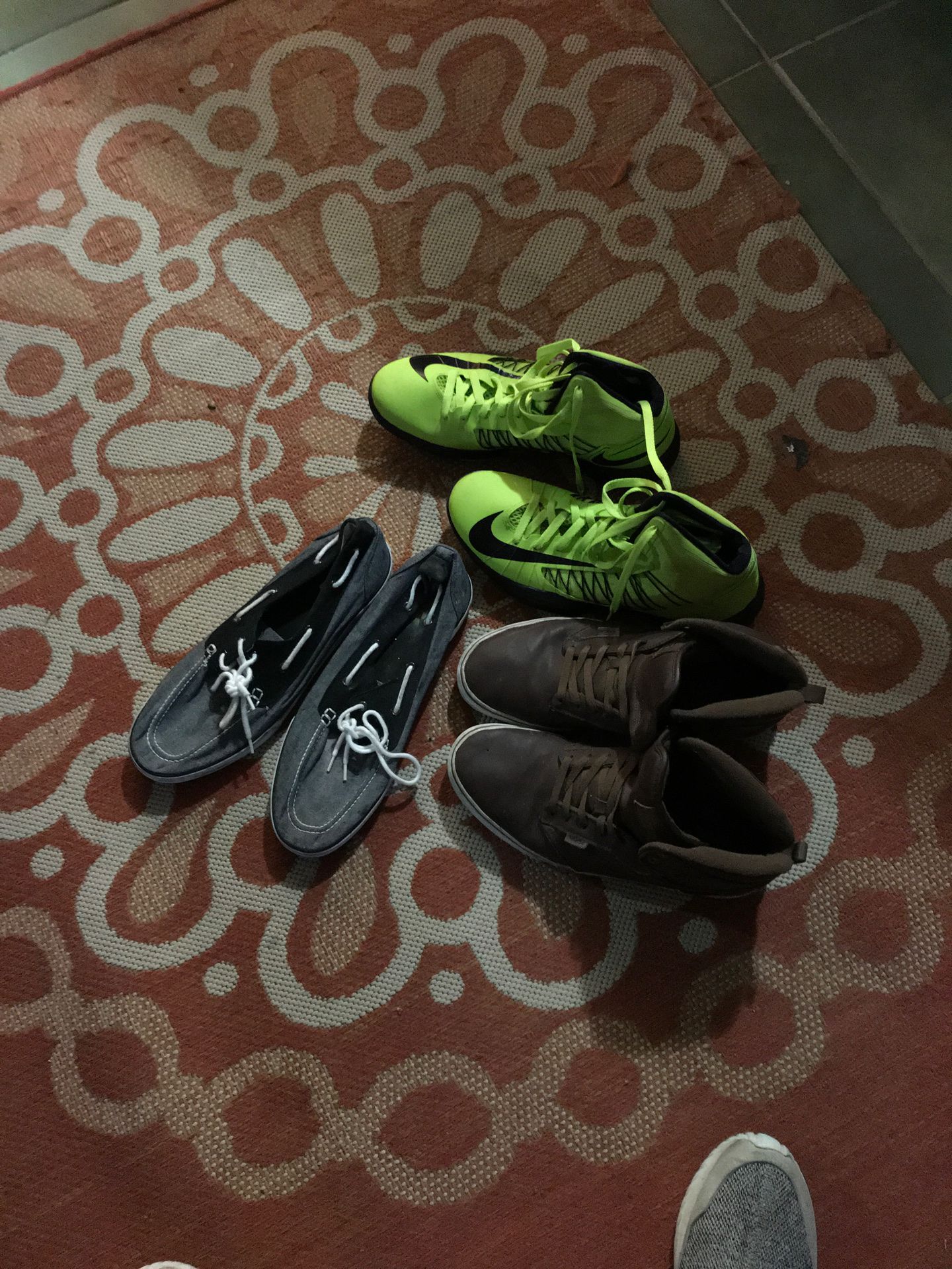 3 PAIRS OF SHOES SIZE 12