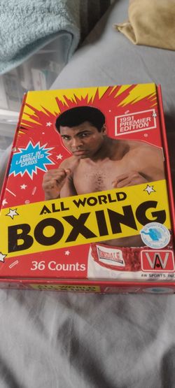 Boxing All World Boxing Wax Box Factory Sealed cash porch pickup Redmond