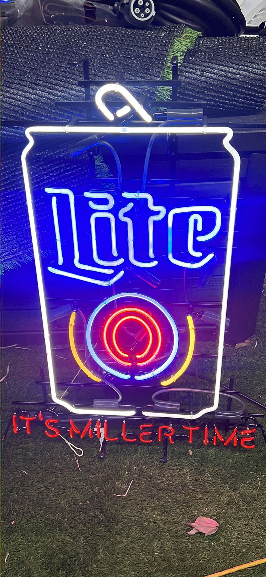 Huge Miller Lite Can Neon Sign  Light