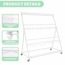New-Flower Display Stand, 3 Layers Metal Plant Rack