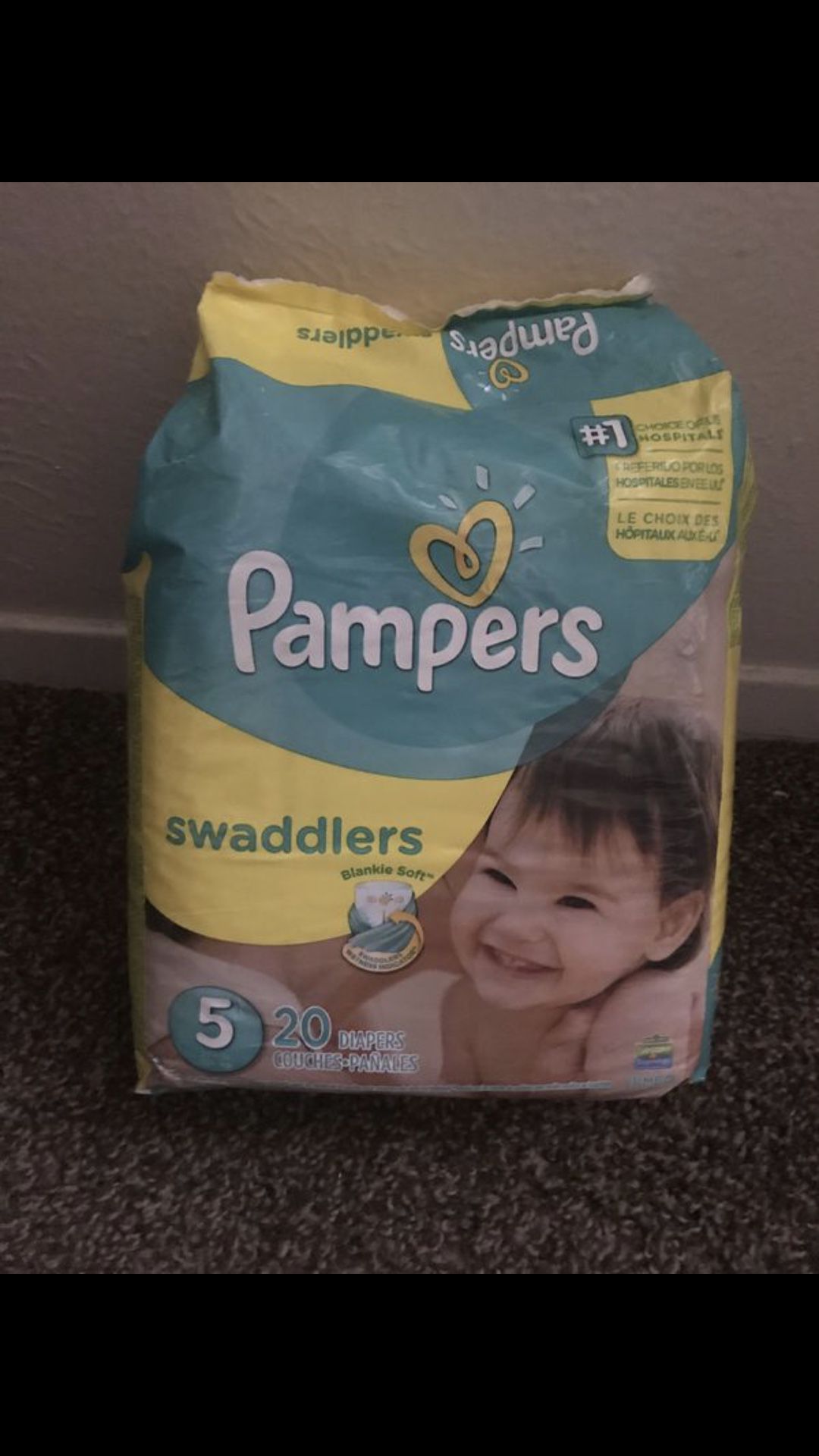 Pampers diapers Size 5 (44 diapers)