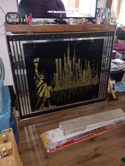 60 Wide X 48 1/2 Tall New York City Skyline Wall art 