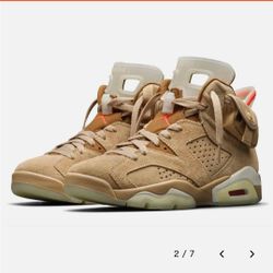 Travis Scott X Air Jordan 6 Retro 'British Khaki'