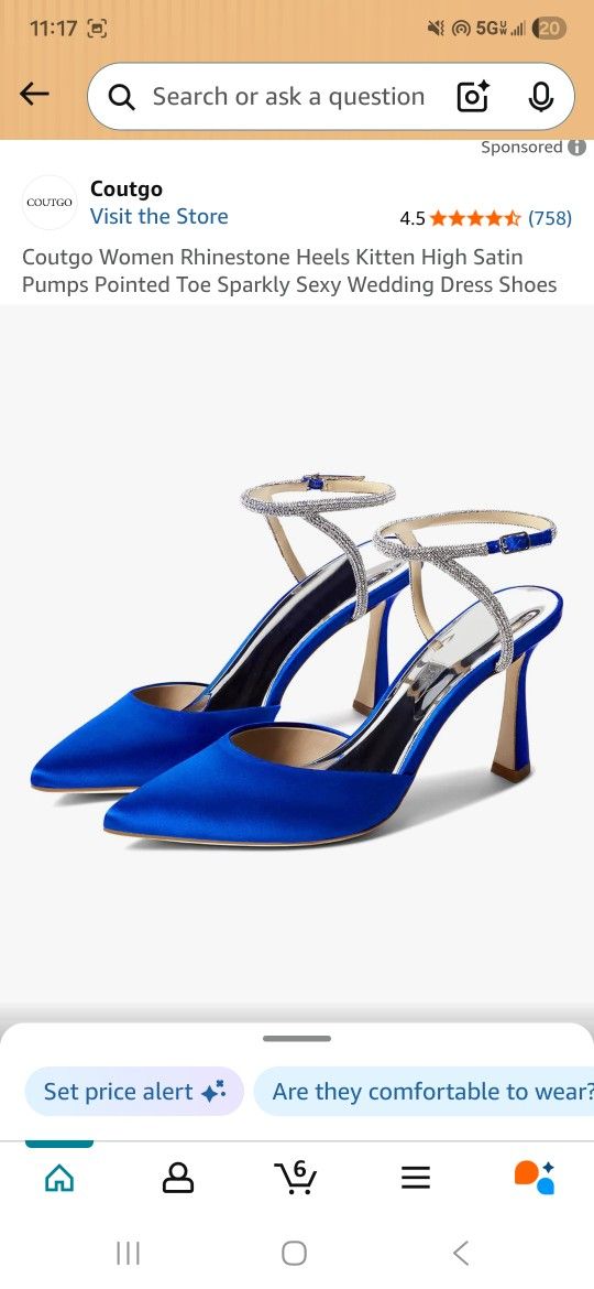 Royal Blue Heels