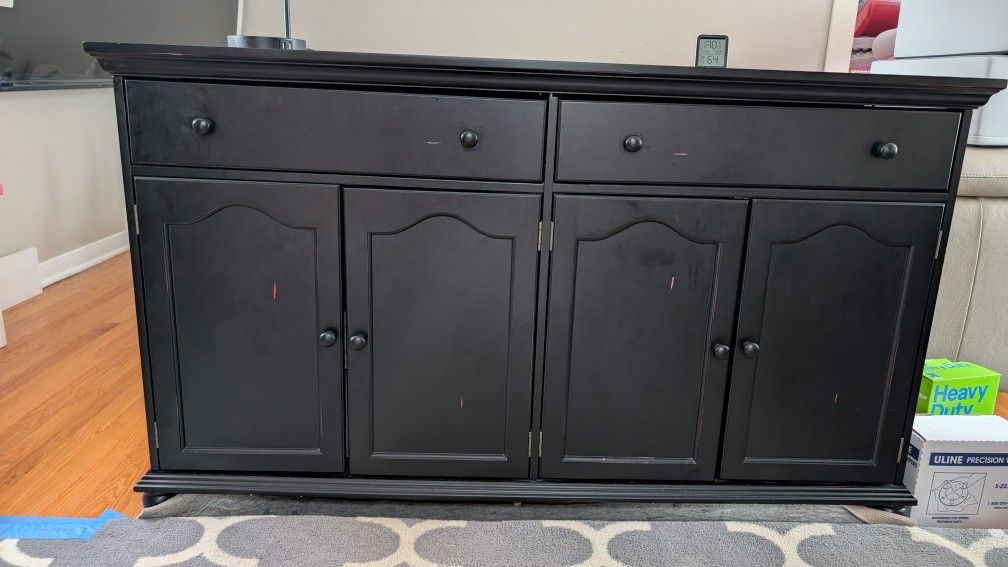Black Console/Buffet Table $100