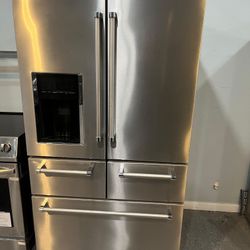 Kitchenaid 5 Doors Luxury’s Refrigerator full Size Width 36” Depth 34” Tall 69” We Delivery Install And Remove Old One 90 Days Warranty 