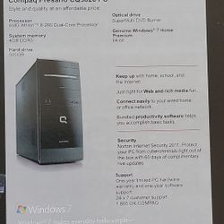 Compaq Presario Desktop without HDD