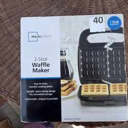Mainstay Waffle Maker 