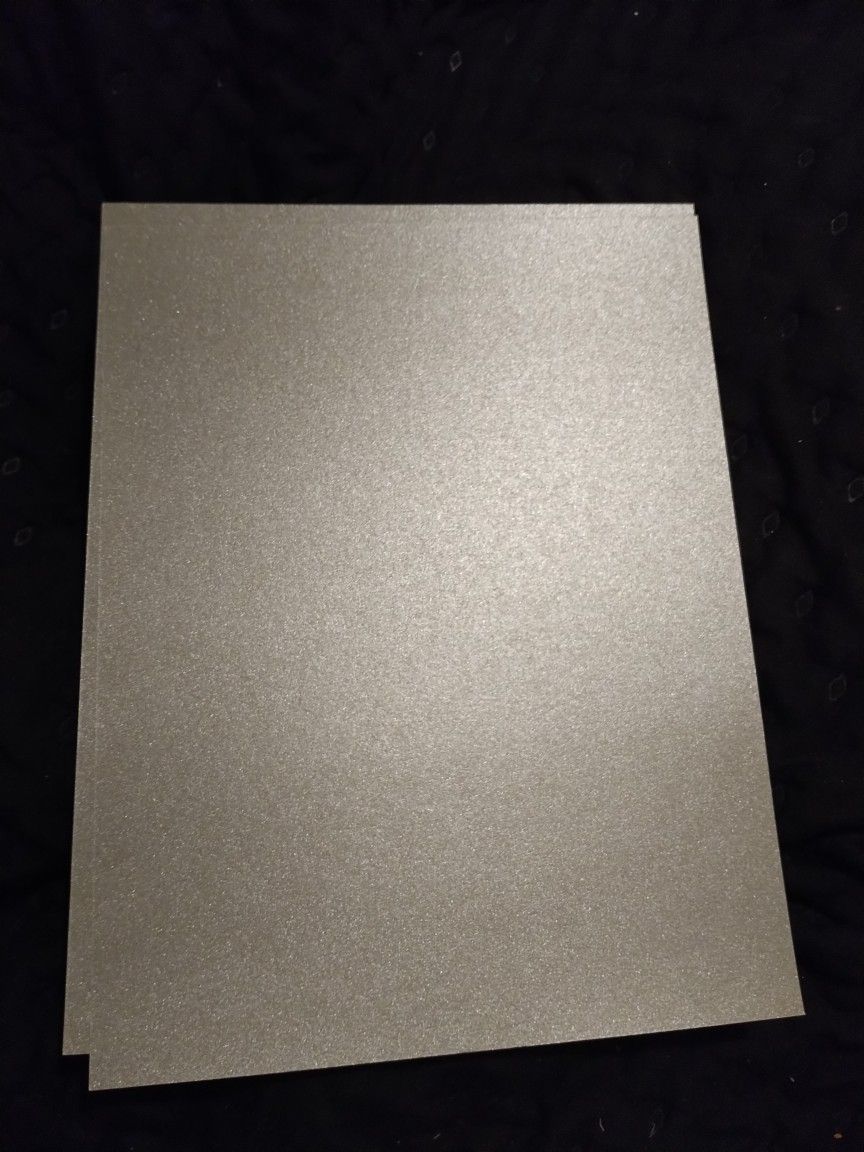 Silver/Grey Cardstock 