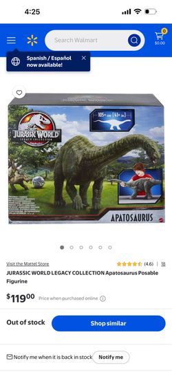 Jurassic world Apatosaurus