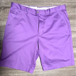 Men’s purple royal and awesome golf shorts size 38