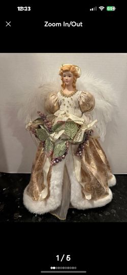 Vintage Christmas Angel Tree Topper