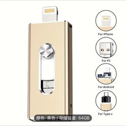 256GB Phone Flash Drive for iPhone & Android USB Storage Stick OTG