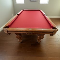 World Of Leisure Pool Table 8’ (Free Delivery & Pro Setup) New Felt Any Color + All Accessories Included 
