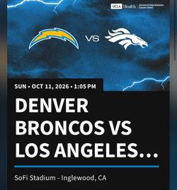 Chargers vs Broncos section 209