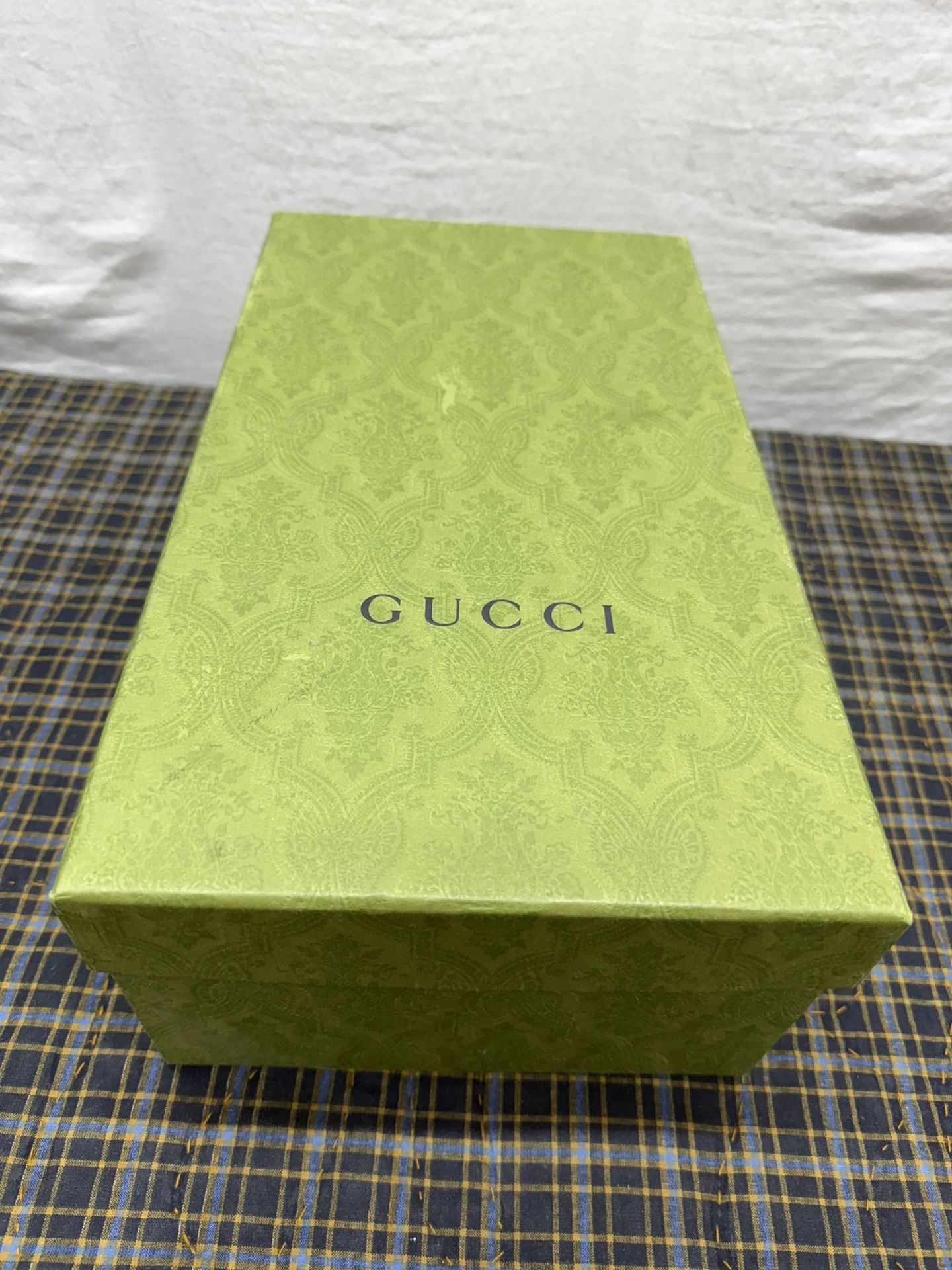 GUCCI Green Empty Shoe Box 14.5”x 8.25”x 5.25”