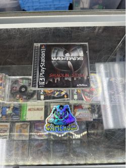Wutang Clan Shaolin Style PS1 $125 Gamehogs 11am-7pm