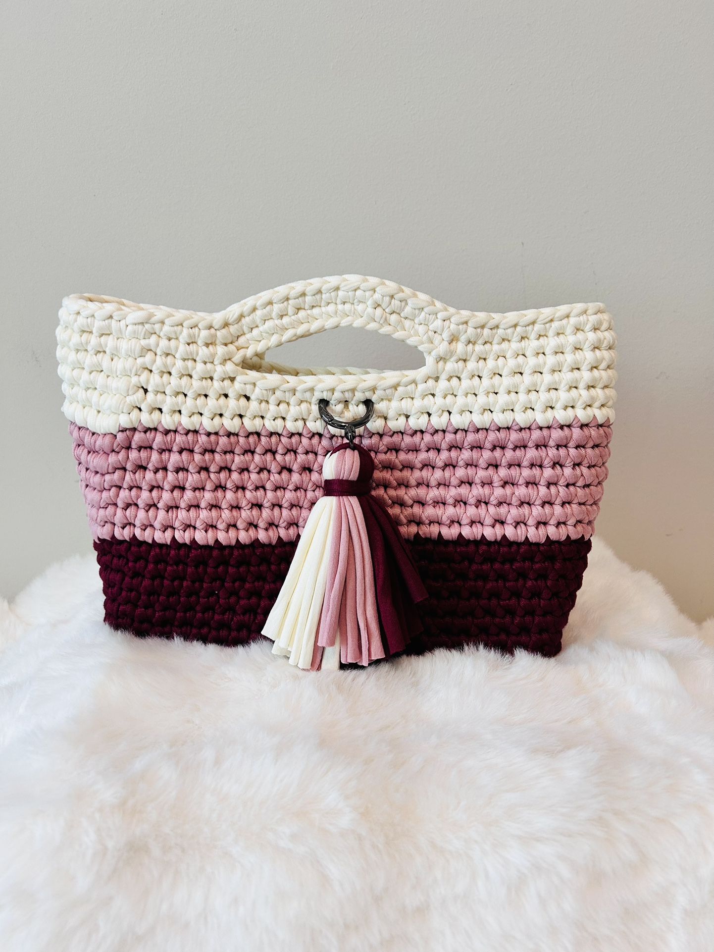 Blush and Berry Tote Bag