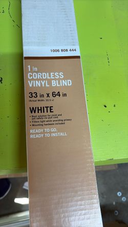 Cordless Vinyl Blind