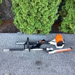 STIHL KombiMotor KM 91 & STIHL FH-KM 145° Adjustable Power Scythe Attachment