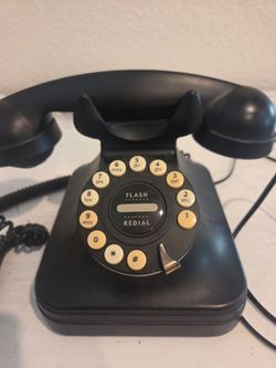 Grand Phone FLASH REDIAL Touch Button Retro 1950's Style