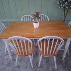 Table With 6 Chairs (Please Check My Offers Thanks)