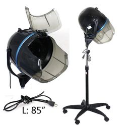 ZENYâ„¢ Salon Hair Bonnet Dryer w/Adjustable Height and Rolling Base
