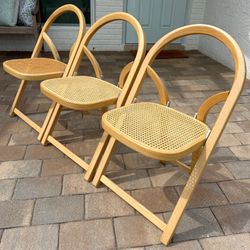 Vintage Italian Arca Folding Chairs