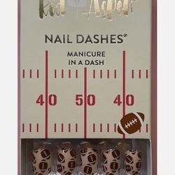 Red Aspen Football Nails