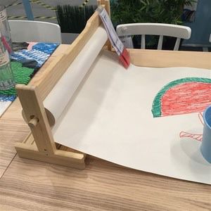 Ikea tabletop paper holder+paper roll