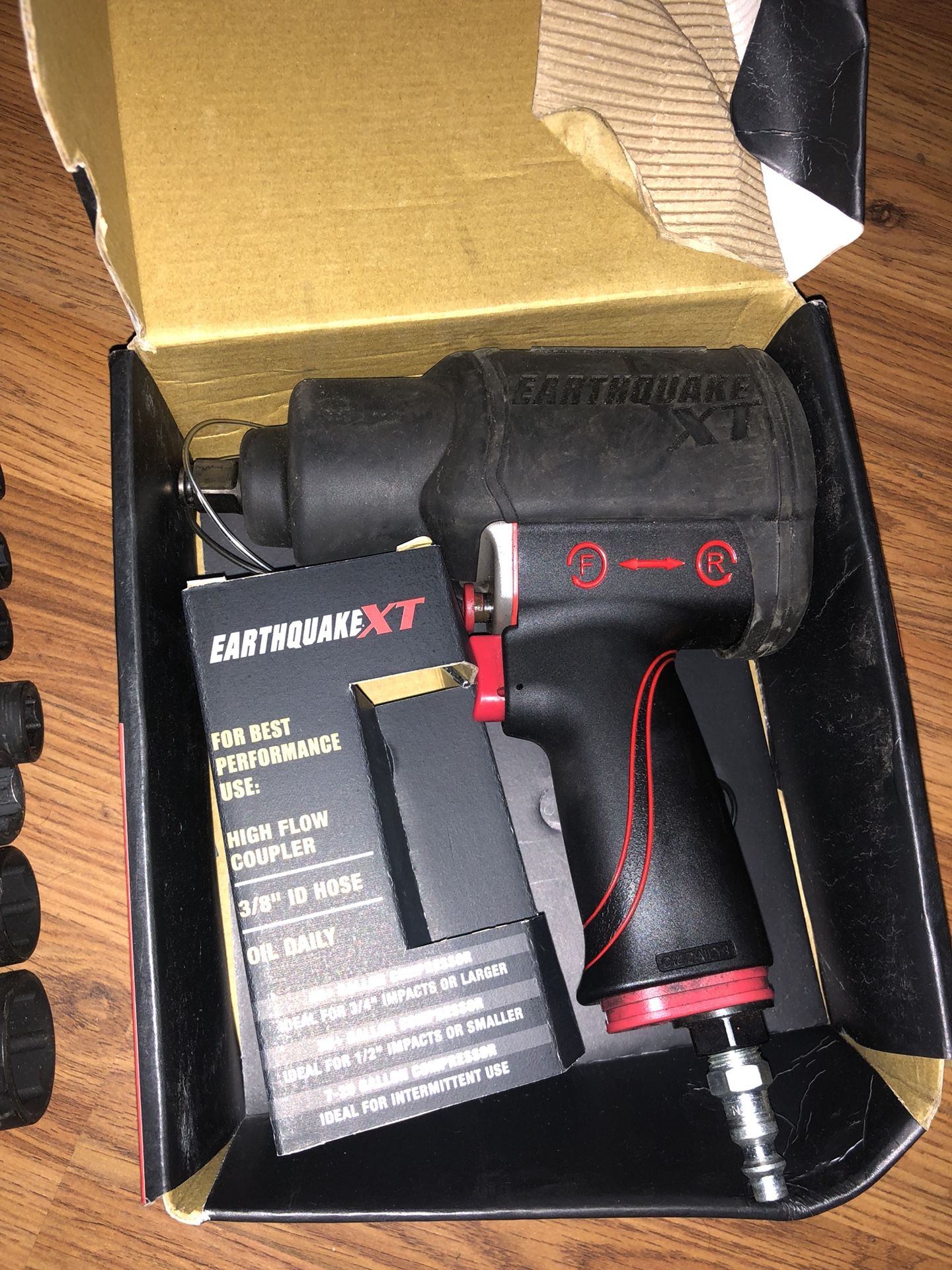 Earthquake XT Air Impact Gun for Sale in GILLEM ENCLAVE, GA OfferUp