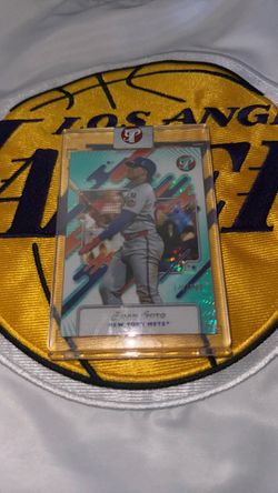 Juan Soto Topps Pristine New York Mets Baseball Card 112/199