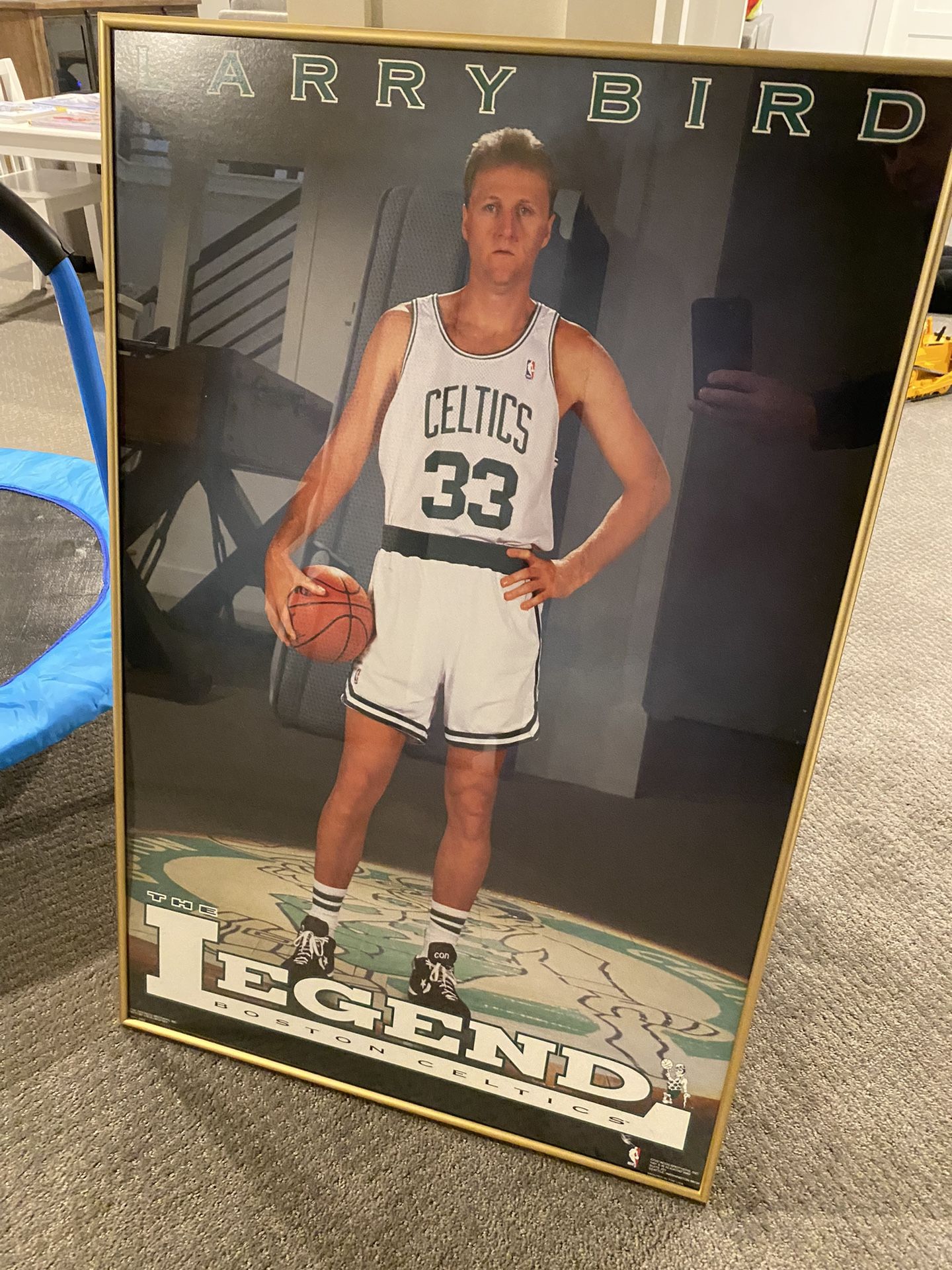 Larry Bird “Larry The Legend” Framed Poster