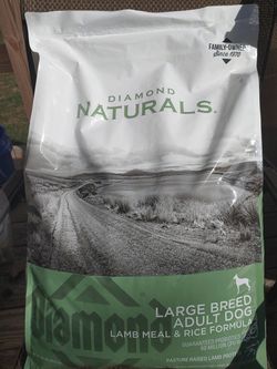 Dry dog food, not opened, Diamond Naturals