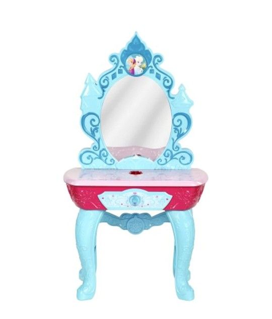 Disney Frozen Crystal Kingdom Vanity works like new a few paint marks but good condition
