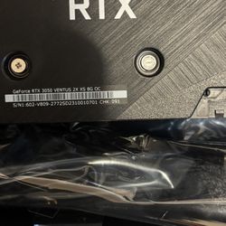 Nvidia 3050 GeForce Rtx Graphics Card 