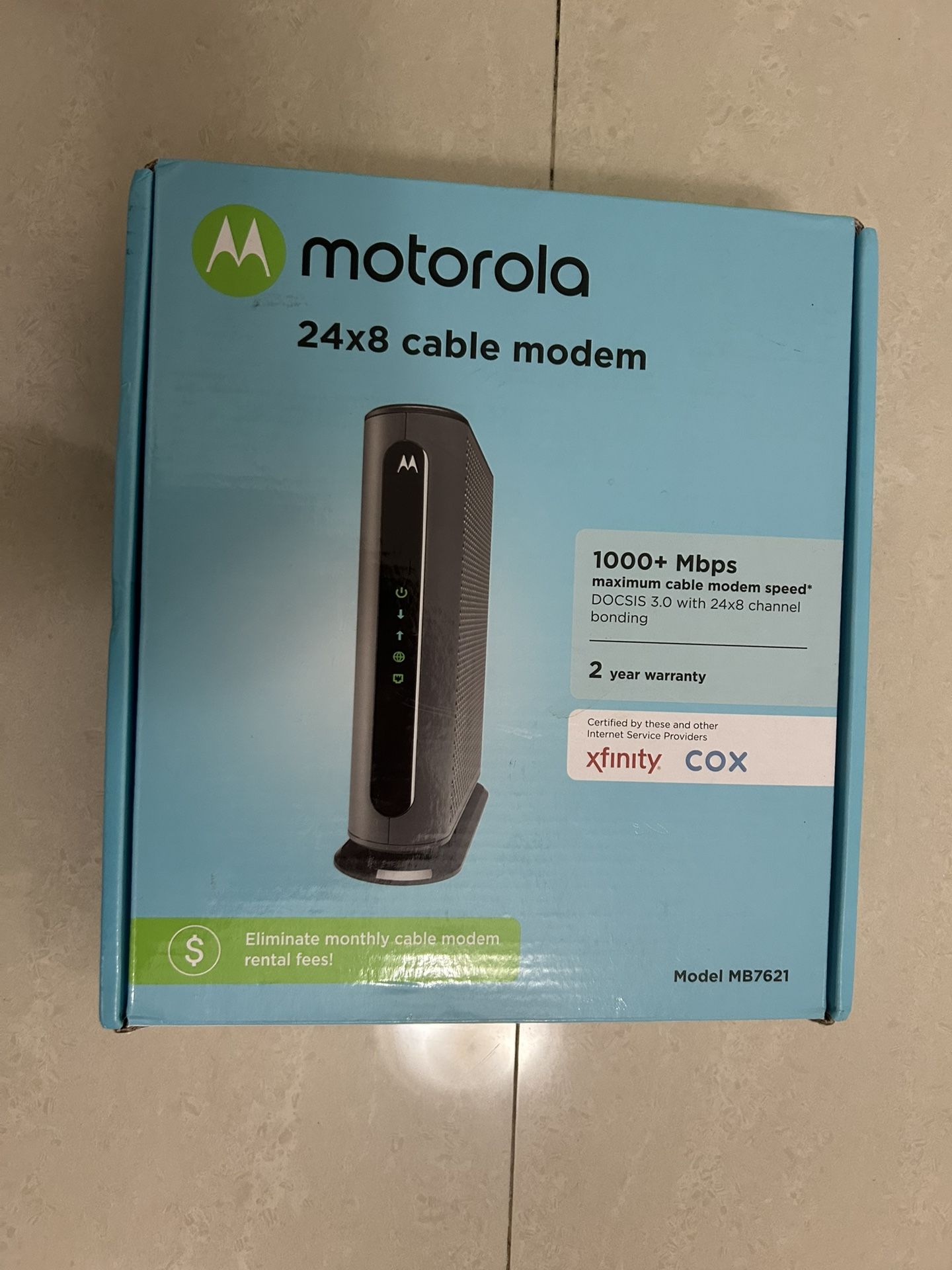 Motorola 24x8 Cable Modem - Brand New
